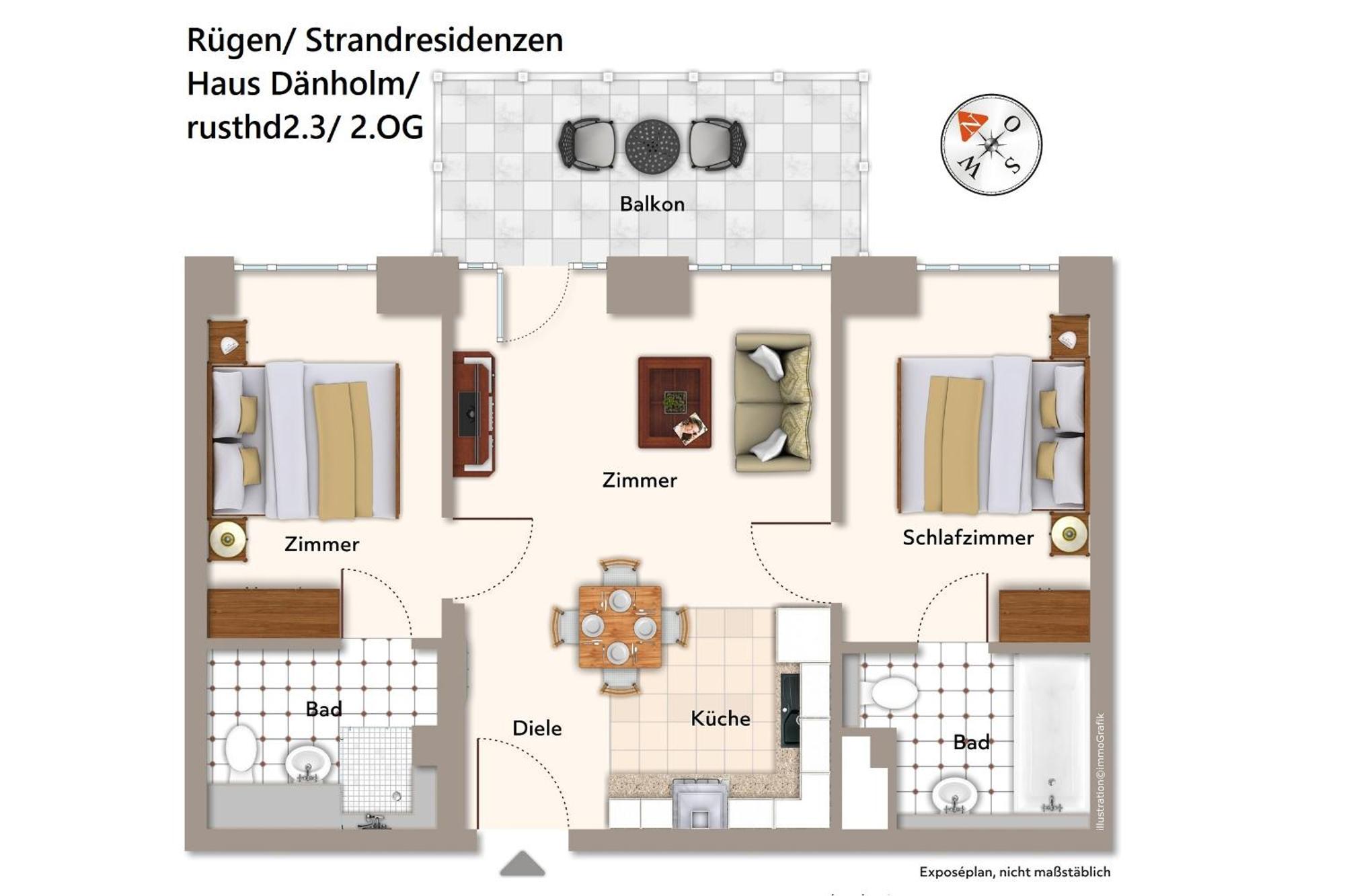 Apartment Strandresidenzen Strandresidenzen Haus Daenholm 2 3